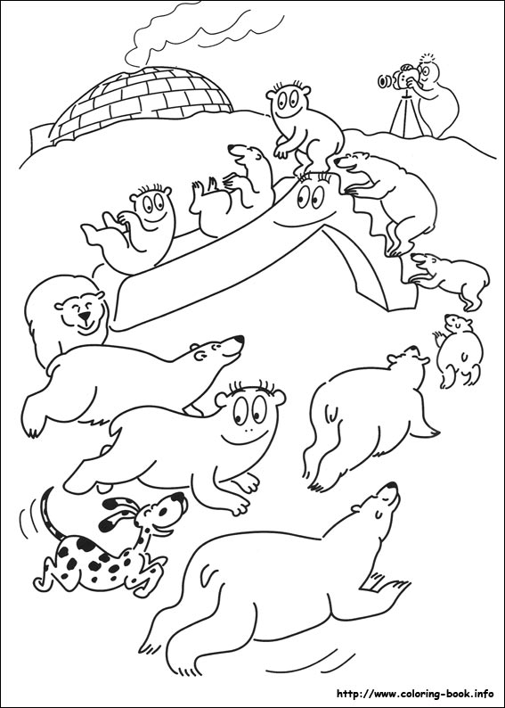 Barbapapa coloring picture