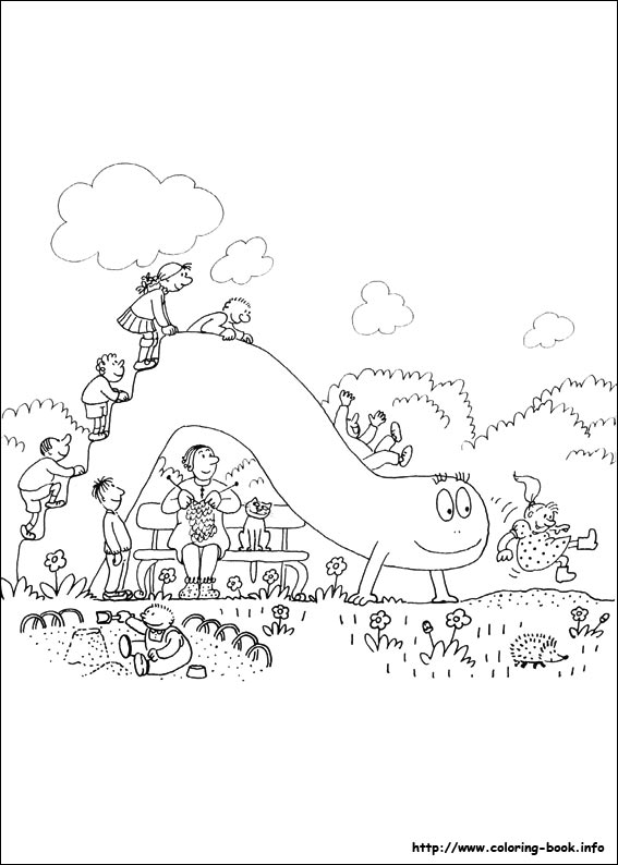 Barbapapa coloring picture