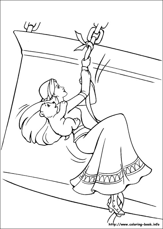 Barbie and the Magic of Pegasus coloring picture