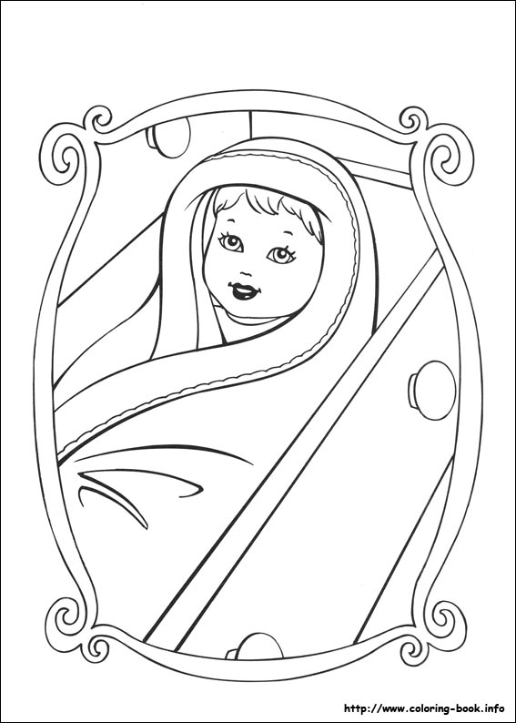 Barbie as the Princess and the Pauper coloring picture