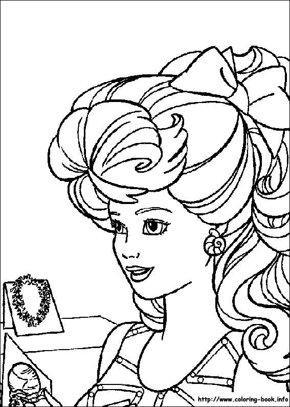 Barbie coloring picture