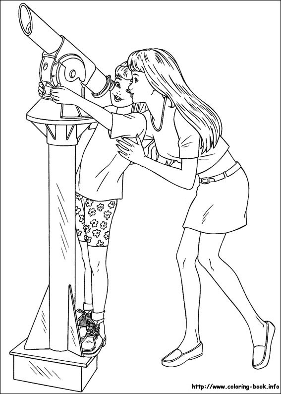 Barbie coloring picture