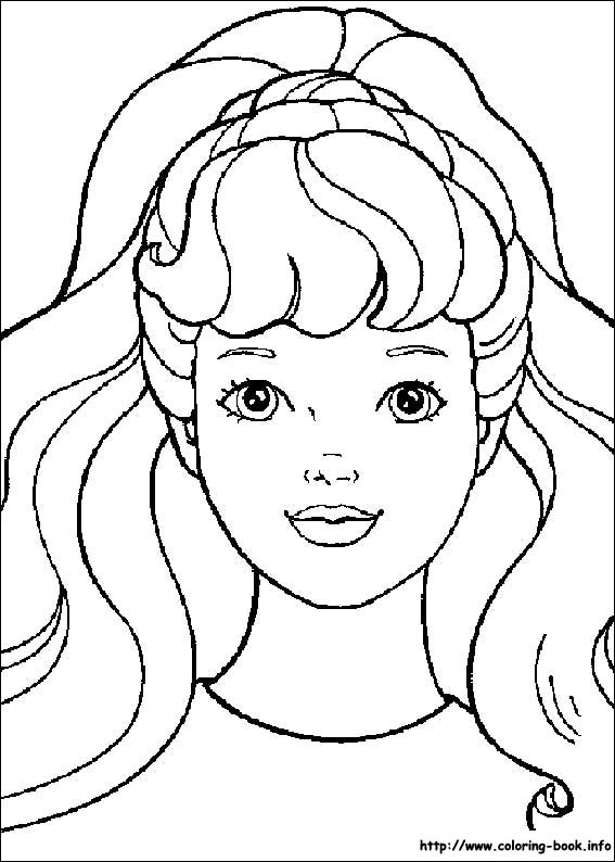 Barbie coloring picture