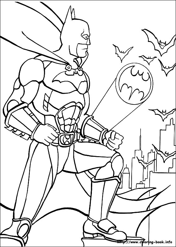 Batman coloring picture