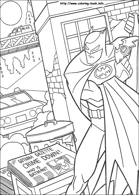 Batman coloring picture