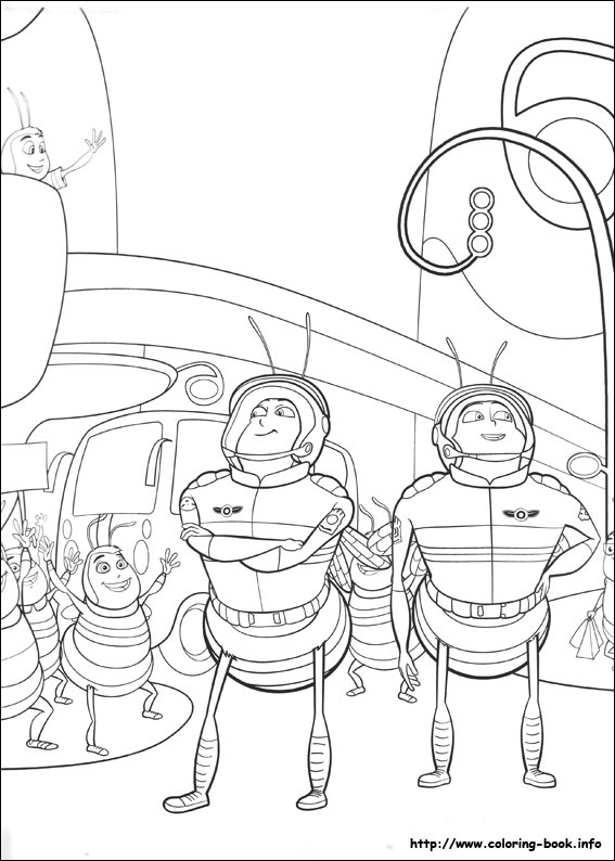 Bee Movie coloring picture