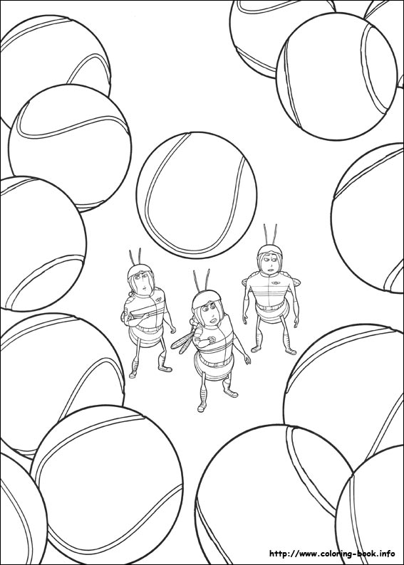 Bee Movie coloring picture