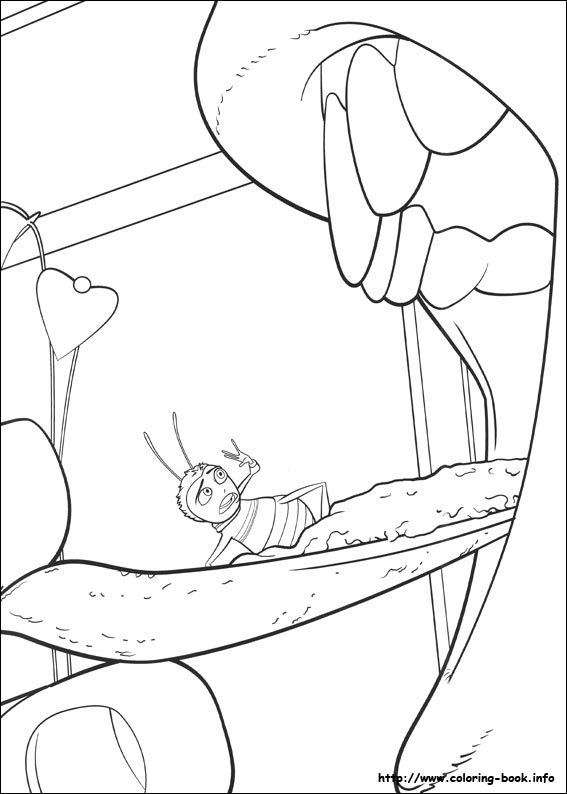 Bee Movie coloring picture