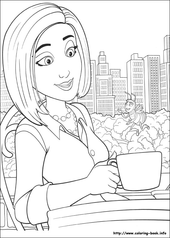 Bee Movie coloring picture