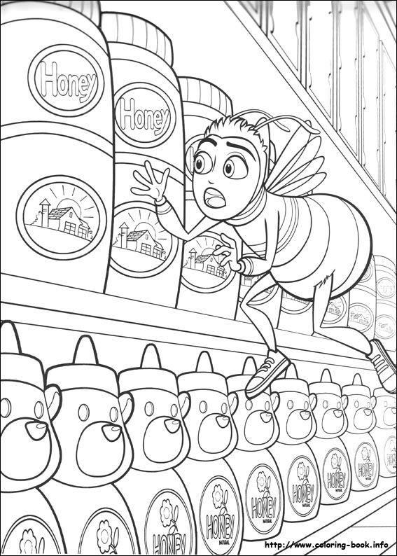 Bee Movie coloring picture