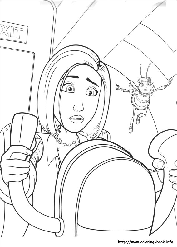 Bee Movie coloring picture