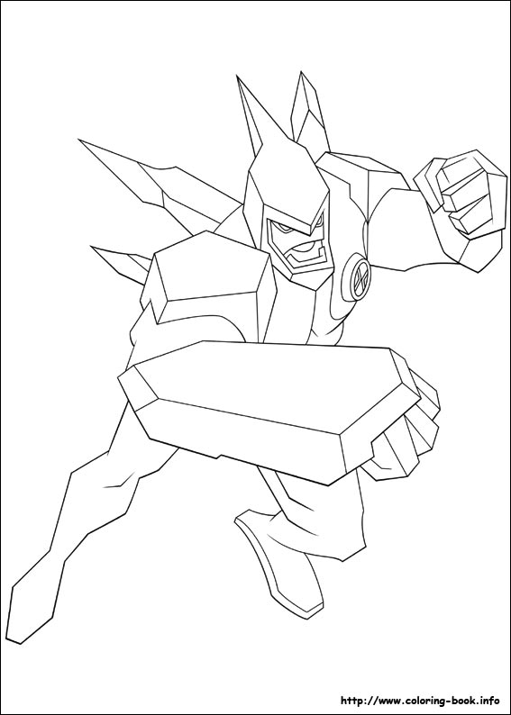 Ben 10 coloring picture