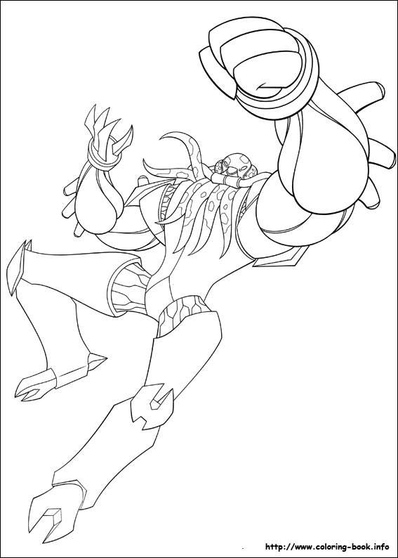 Ben 10 coloring picture