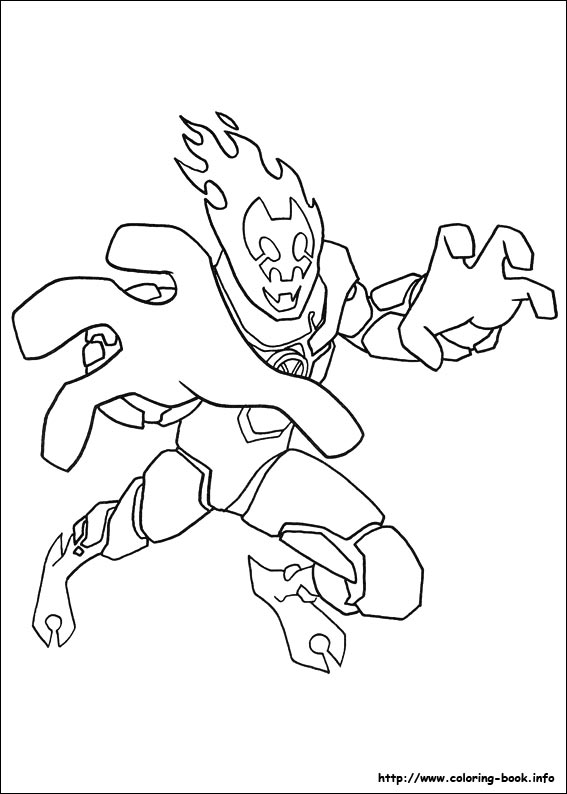 Ben 10 coloring picture