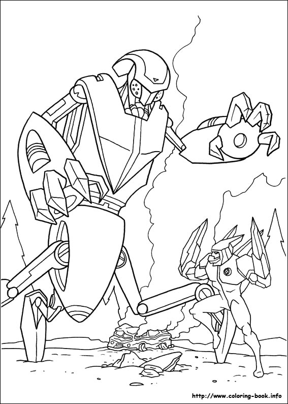 Ben 10 coloring picture