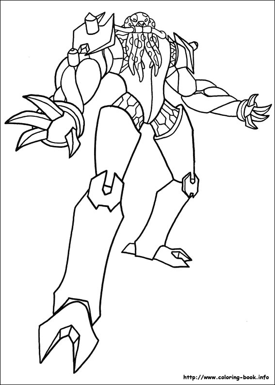 Ben 10 coloring picture