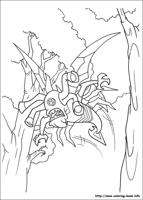 Ben 10 coloring picture