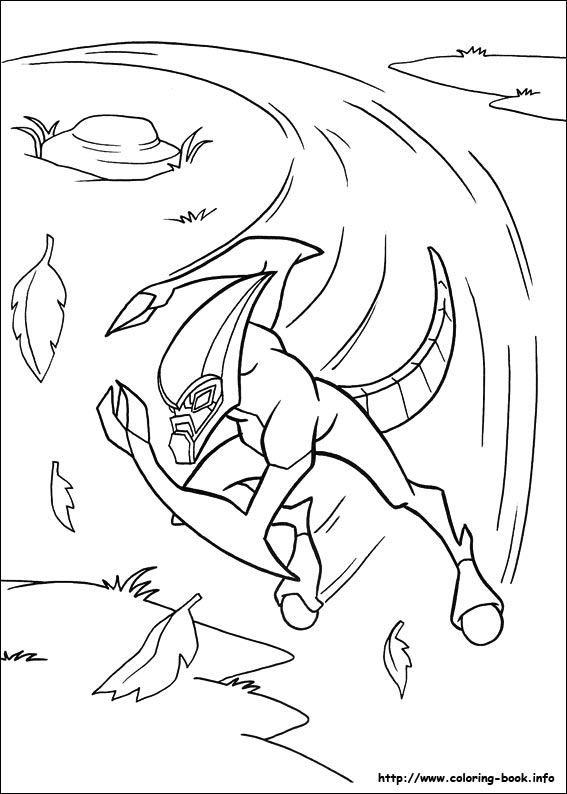 Ben 10 coloring picture