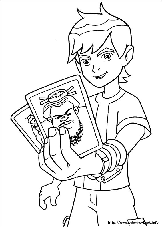 Ben 10 coloring picture