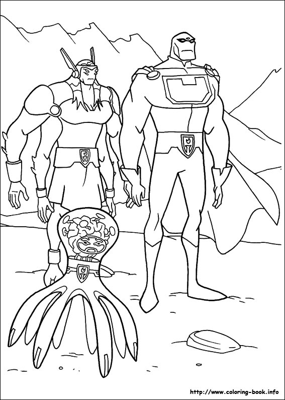 Ben 10 coloring picture