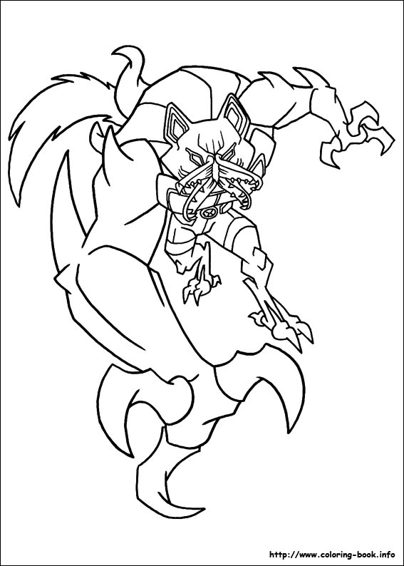 Ben 10 coloring picture