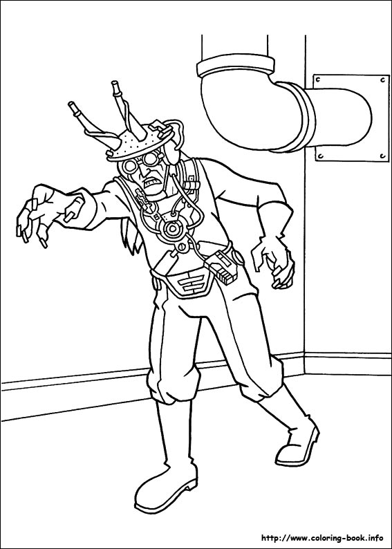 Ben 10 coloring picture