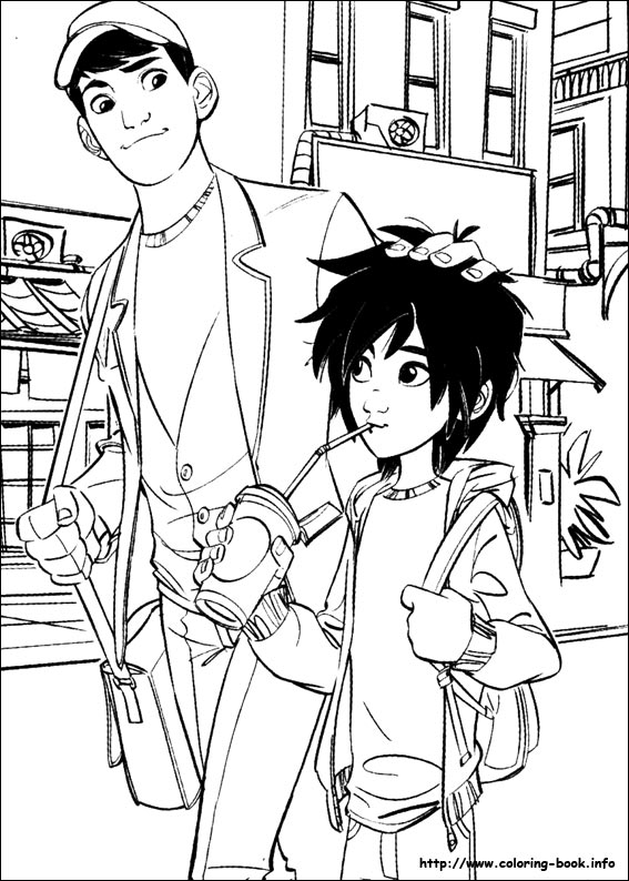 Big Hero 6 coloring picture