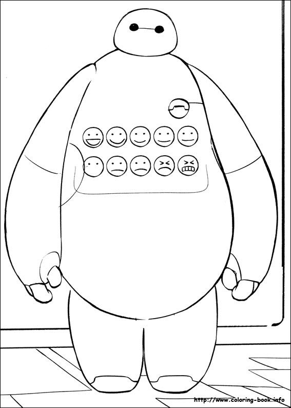 Big Hero 6 coloring picture