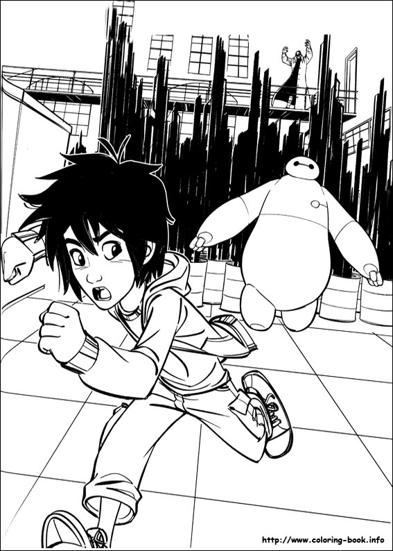 Big Hero 6 coloring picture