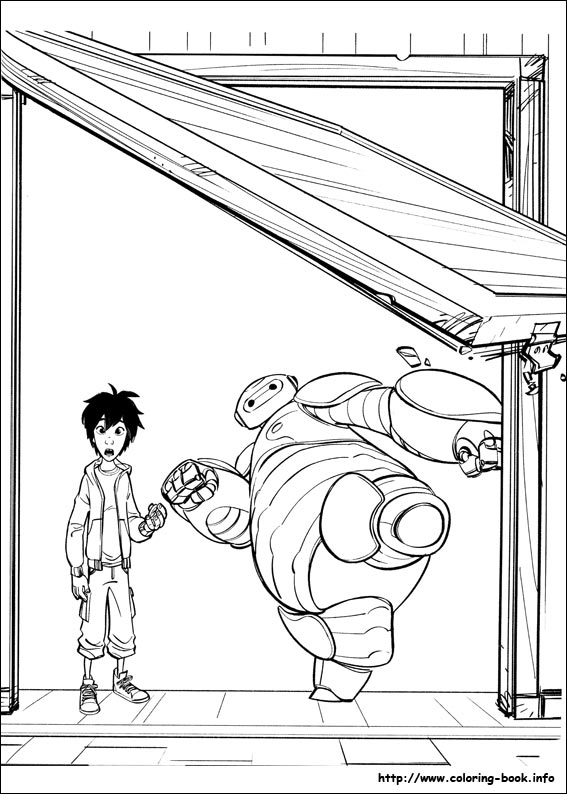 Big Hero 6 coloring picture