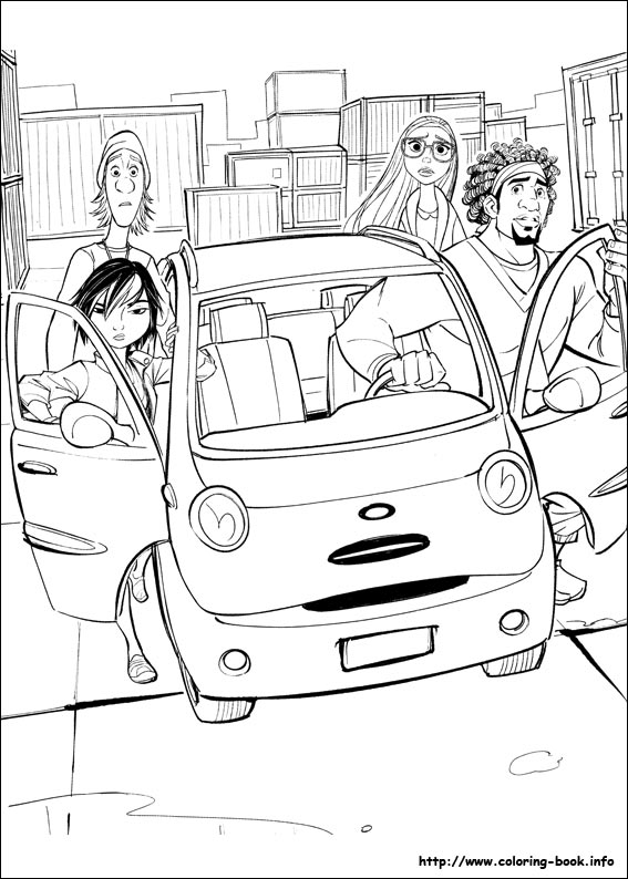 Big Hero 6 coloring picture