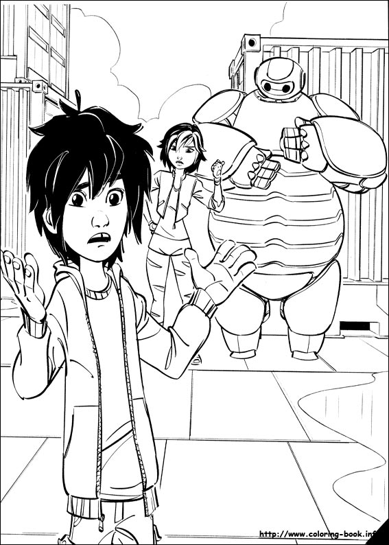 Big Hero 6 coloring picture