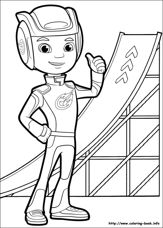 Blaze and the Monster Machines coloring picture