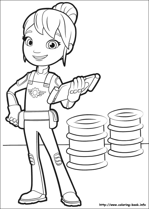 Blaze and the Monster Machines coloring picture