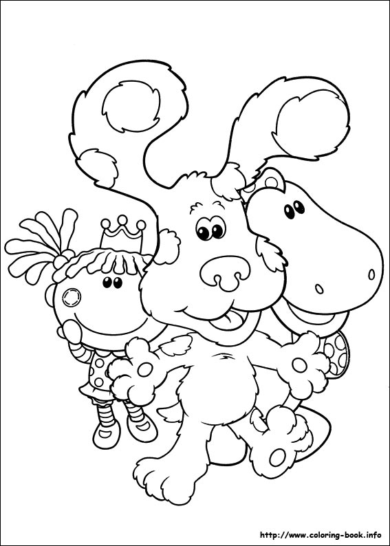 Blue's Clues coloring picture