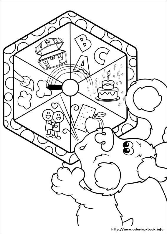 Blue's Clues coloring picture