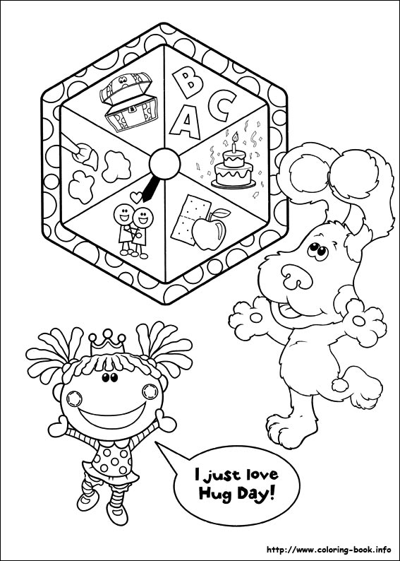 Blue's Clues coloring picture