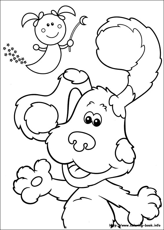 Blue's Clues coloring picture