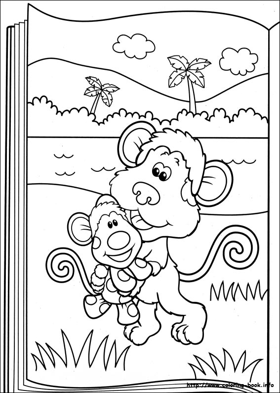 Blue's Clues coloring picture