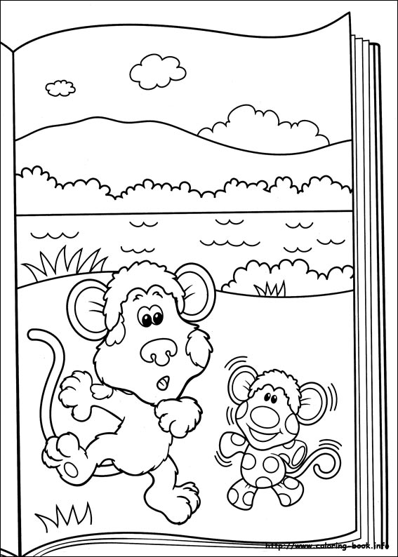 Blue's Clues coloring picture