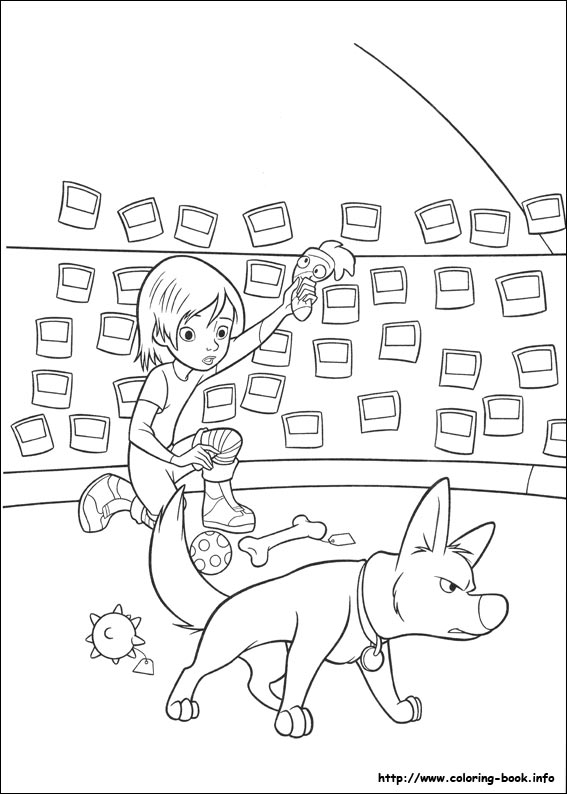 Bolt coloring picture