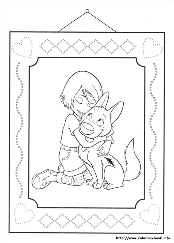 Bolt coloring picture