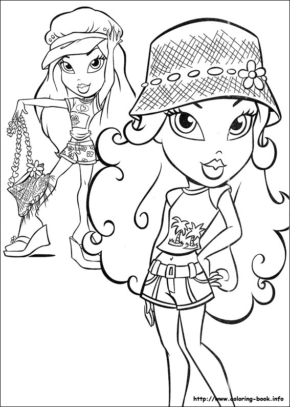 Bratz coloring picture