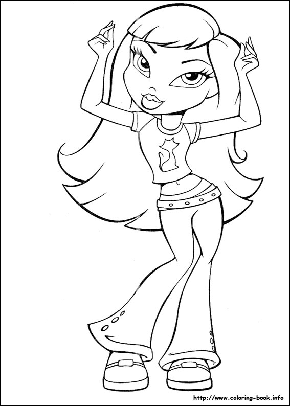 Bratz coloring picture