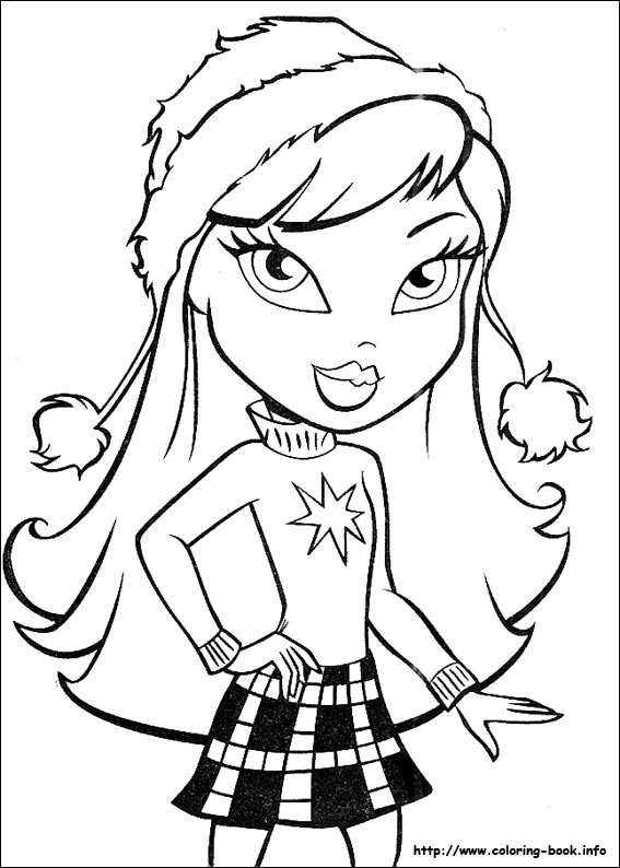 Bratz coloring picture