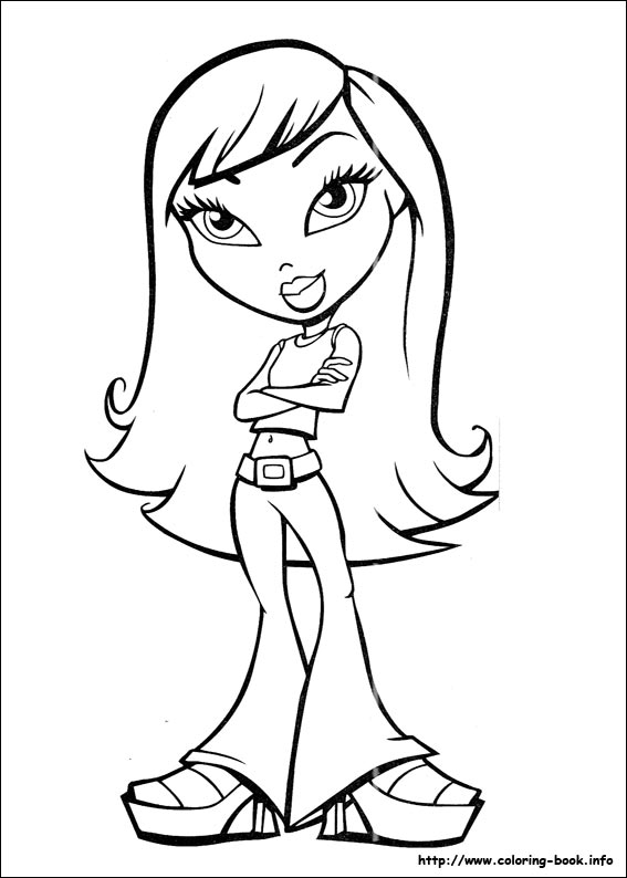 Bratz coloring picture