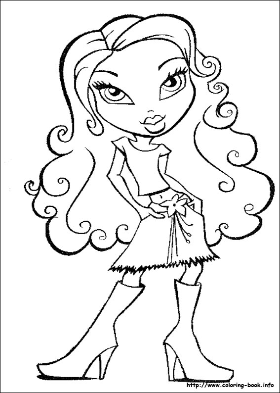 Bratz coloring picture