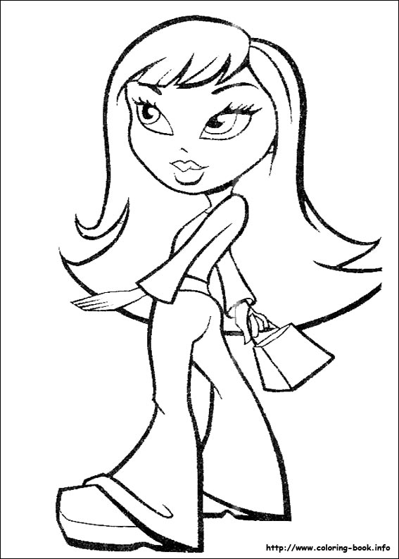 Bratz coloring picture