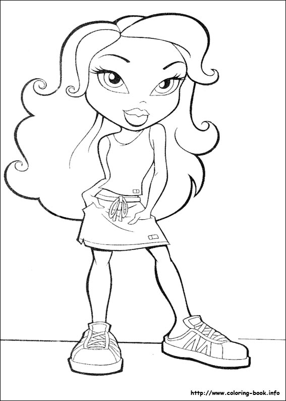 Bratz coloring picture