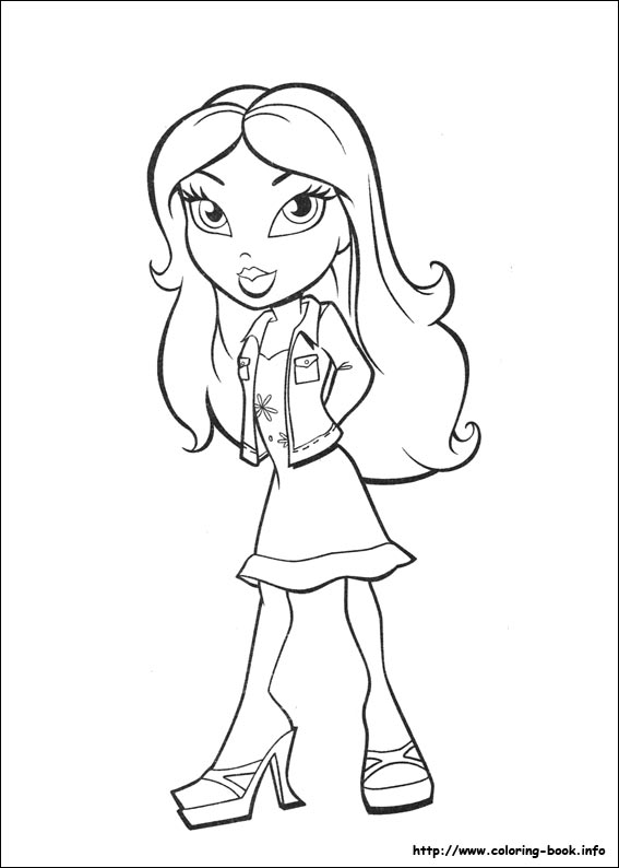 Bratz coloring picture